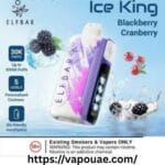ELF BAR Ice King 30K Puffs Ice Adjustable