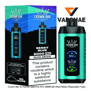 Crown Bar Al Fakher | 8000 Pro DTL Vape In DUBAI