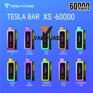 TESLA BAR XS 60k | Puffs Disposable Vape 50mg in Dubai