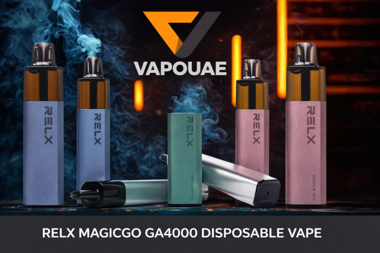 RELX MagicGo GA4000 Disposable Vape — Buy Online | Vapo UAE premium disposable vape device with long-lasting performance